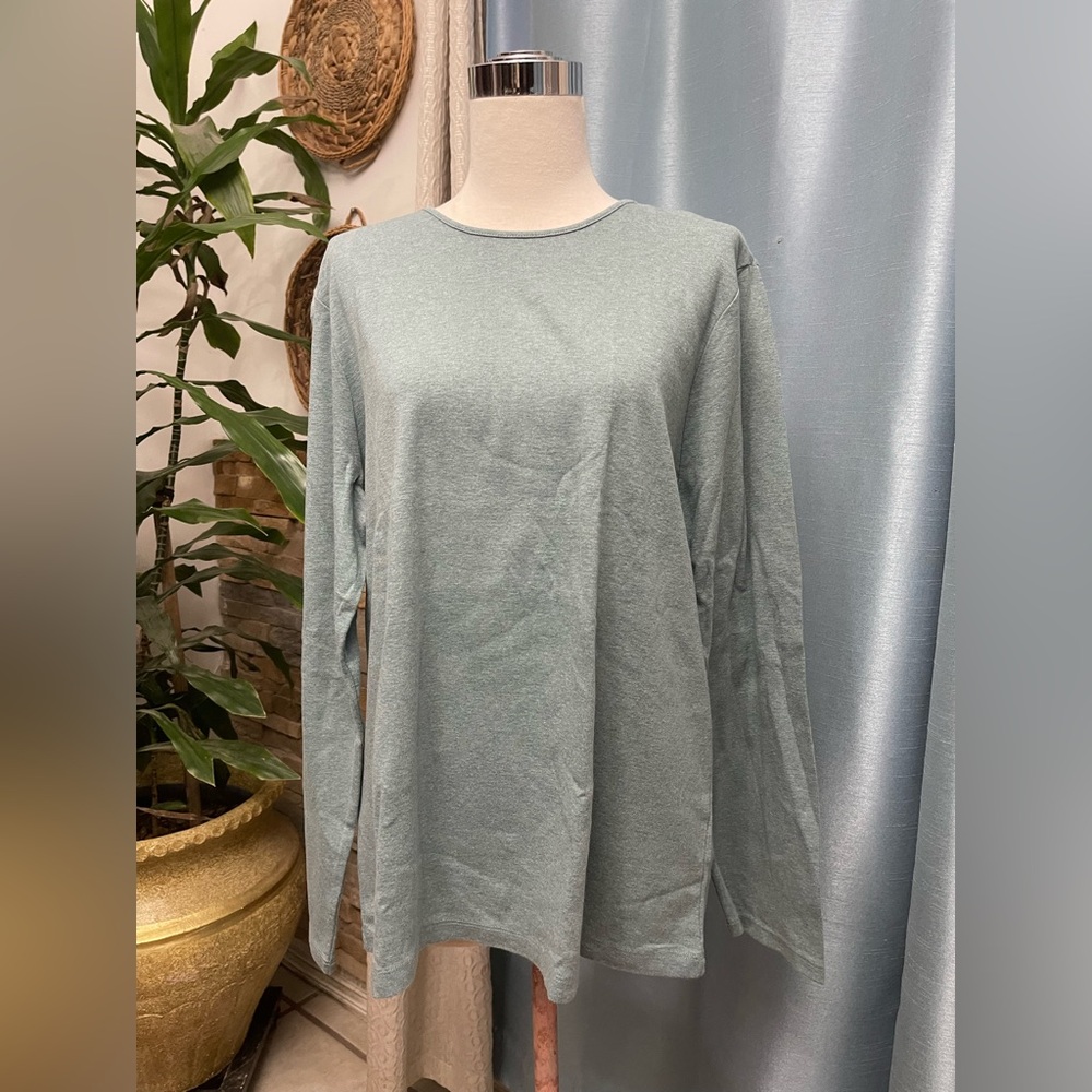 Pendleton Women's Long Sleeve Top - Grayish green